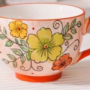 NWOT, Ceramic English Tea Cup, European Coffee Cup, Pick your color